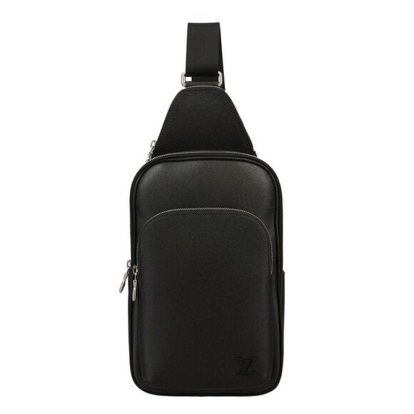 Louis Vuitton Body Bag Taiga Avenue Sling Bag Black - Picture 1 of 1
